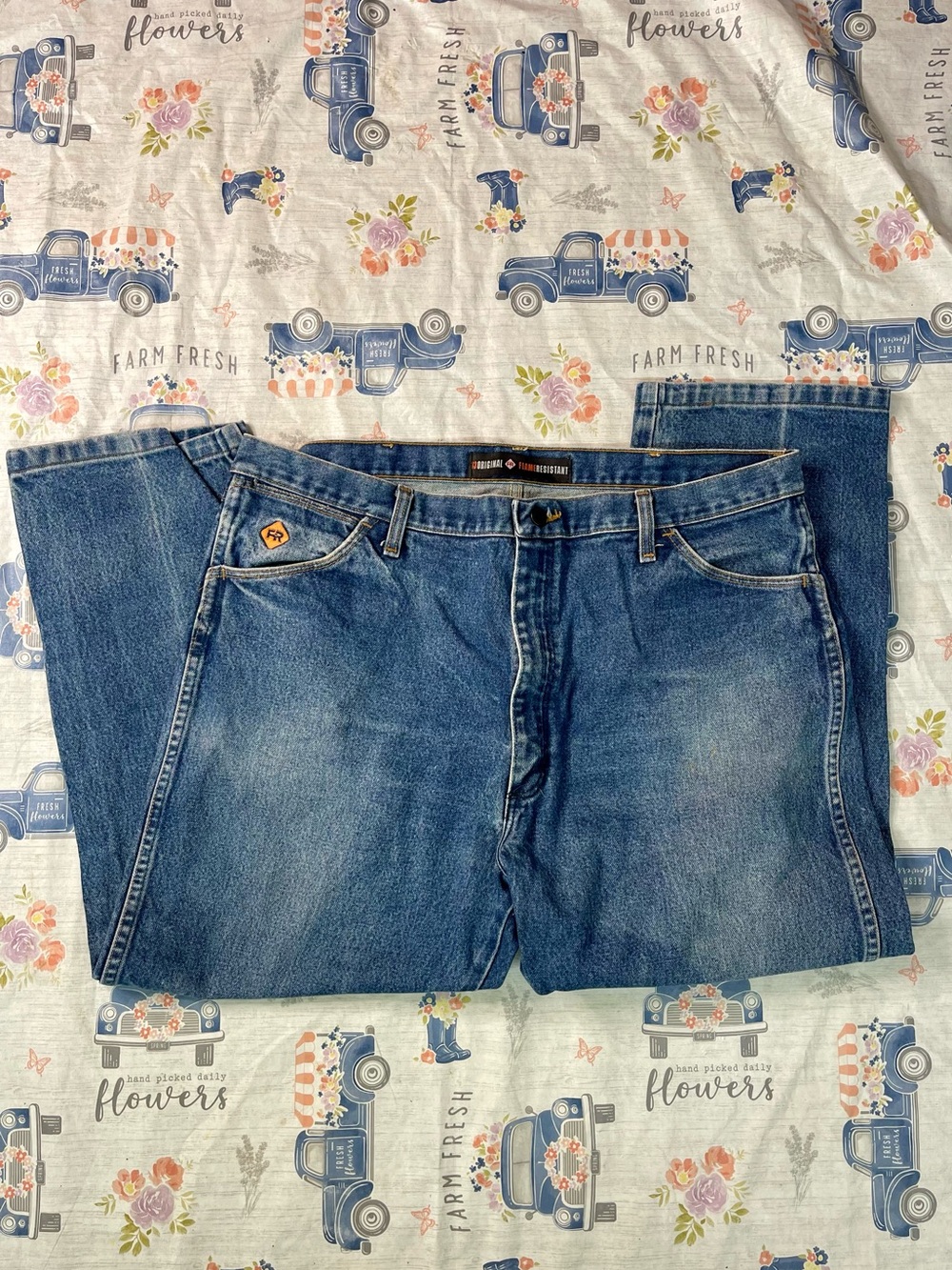 Wrangler 13MWZ Original FR Flame Resistant Straight Leg Jeans Men’s Size 40x28